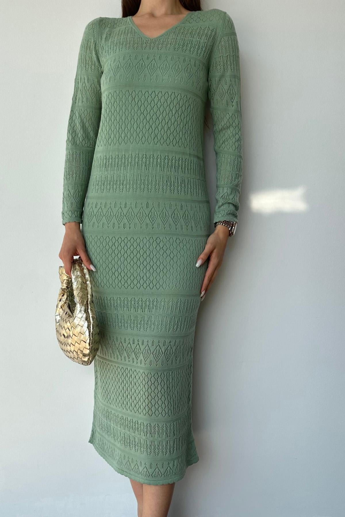 Green Elegant Casual Formal Bodycon Dress